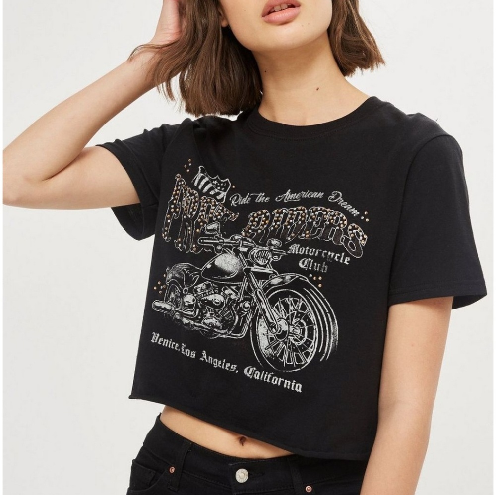 NEW Womens Topshop Wild Affair Crop Top